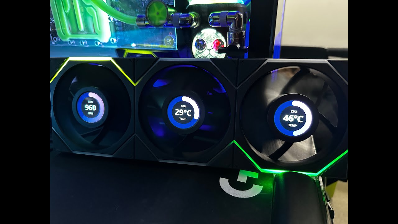 Lian Li Uni Fan TL LCD 120mm!  Co za wentylatory ! Recenzja