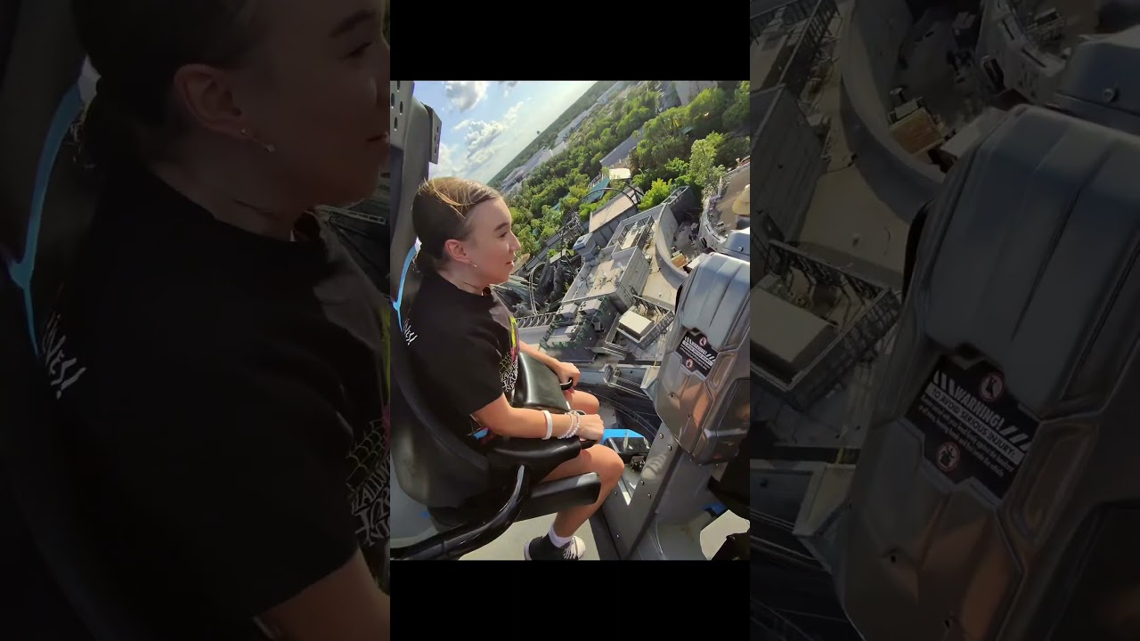 VelociCoaster&rsquo;s top hat is intense. Watching my kids react? Even wilder. #universalorlando