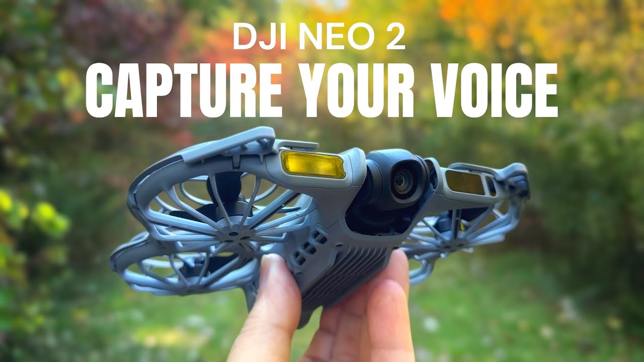 Запишите свой голос с помощью DJI Neo 2