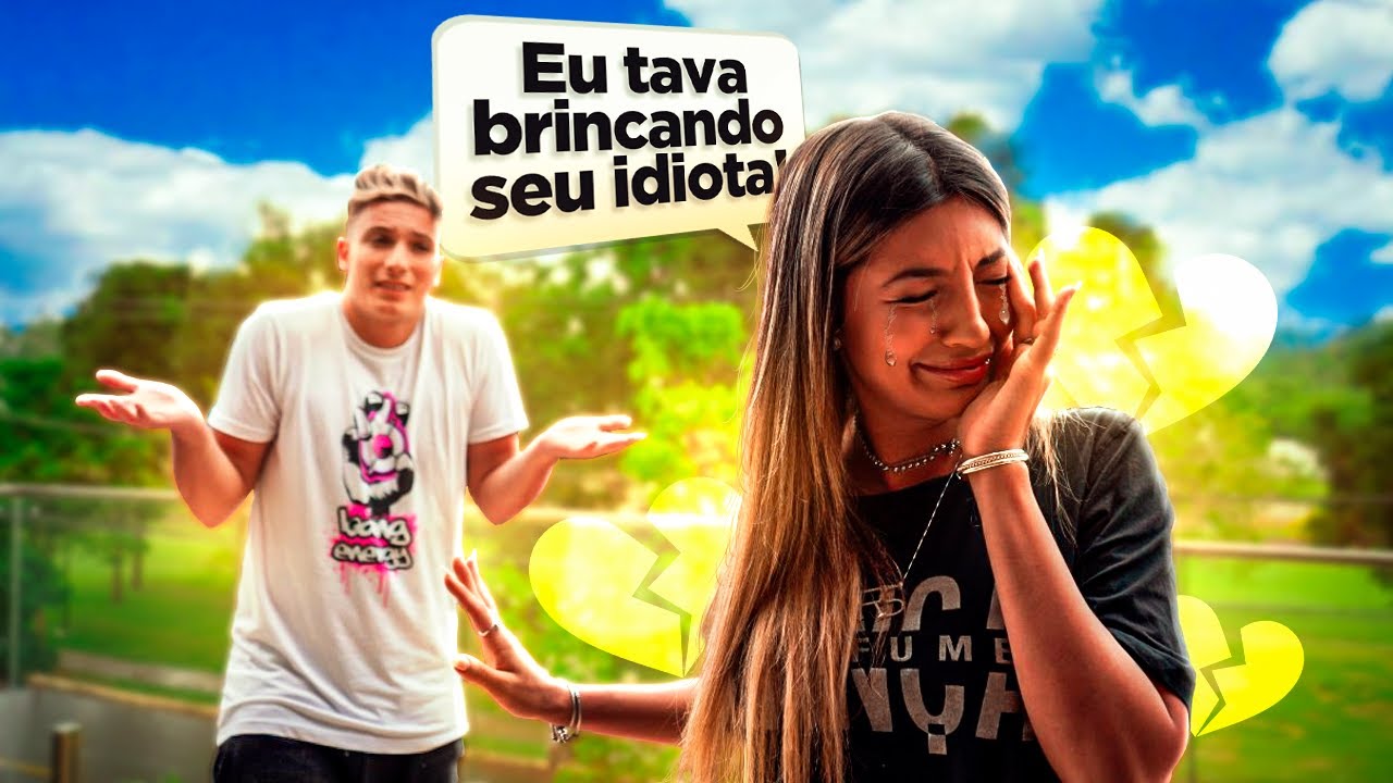 MINHA NAMORADA FOI ME TROLLAR E DESCOBRIU O QUE NÃO QUERIA ( traição )