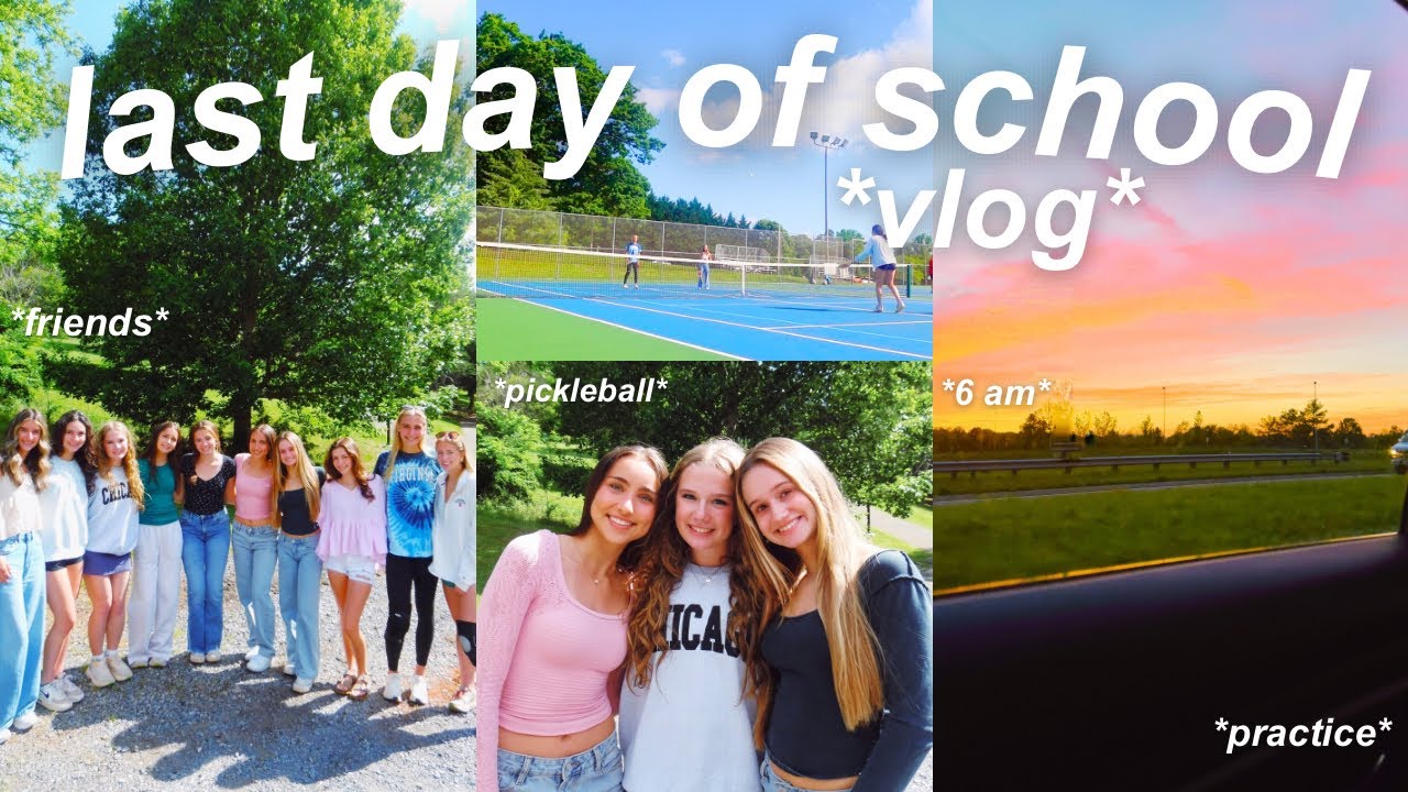 LAST DAY OF SCHOOL 🌞 vlog + grwm!!