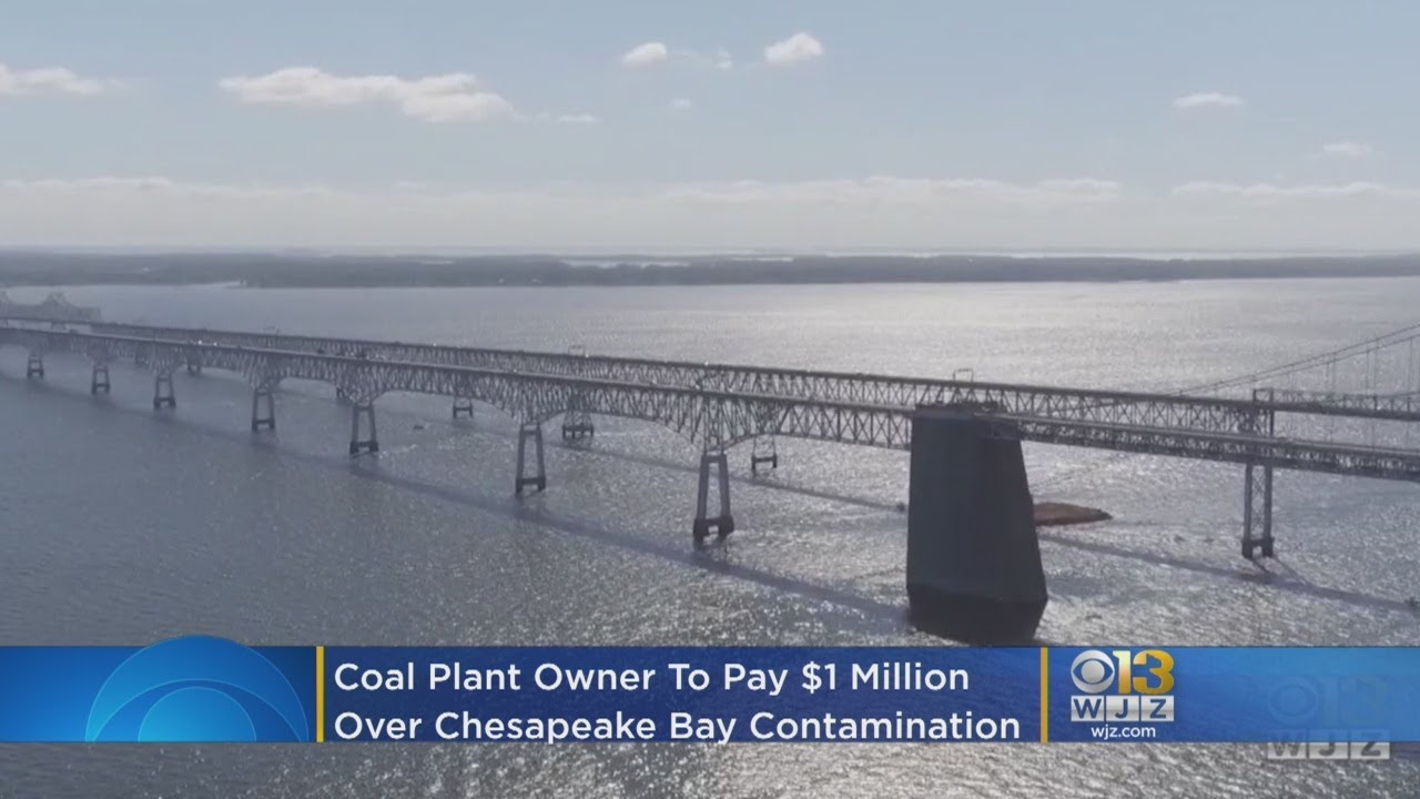 Coal Plant Owner To Pay $1M Over Chesapeake Contamination