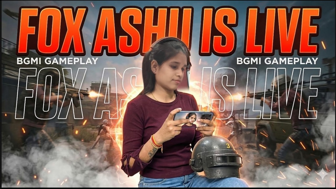😘INDORI GIRL GAMER BGMI ||🥰FOX ASHU IS LIVE #shortfeed #shortslive #bgmi