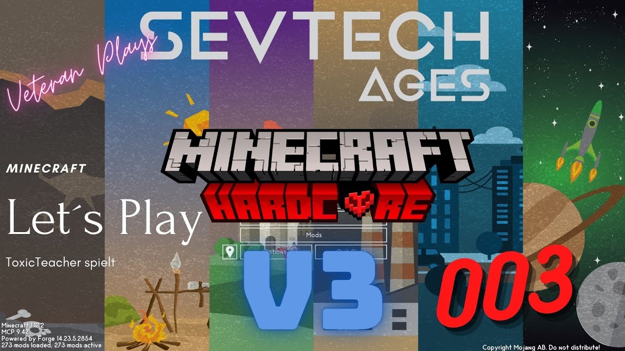 Minecraft SevTech Ages - Hardcore Modus - #003 - [deutsch]