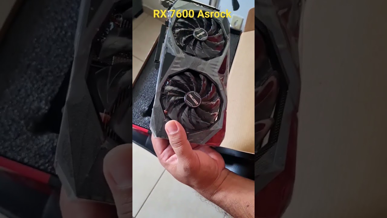 RX 7600 Challenger ASRock #pcgamer #pcs #benchmark #computerhardware #pcgamerbrasil #warzone