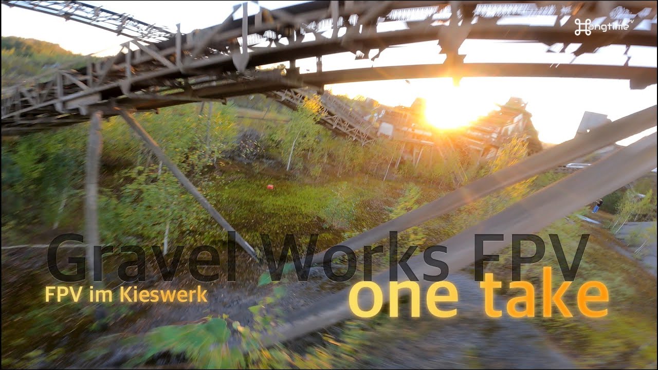 Verlassenes Kieswerk - One Take - hangtime FPV 2023|22
