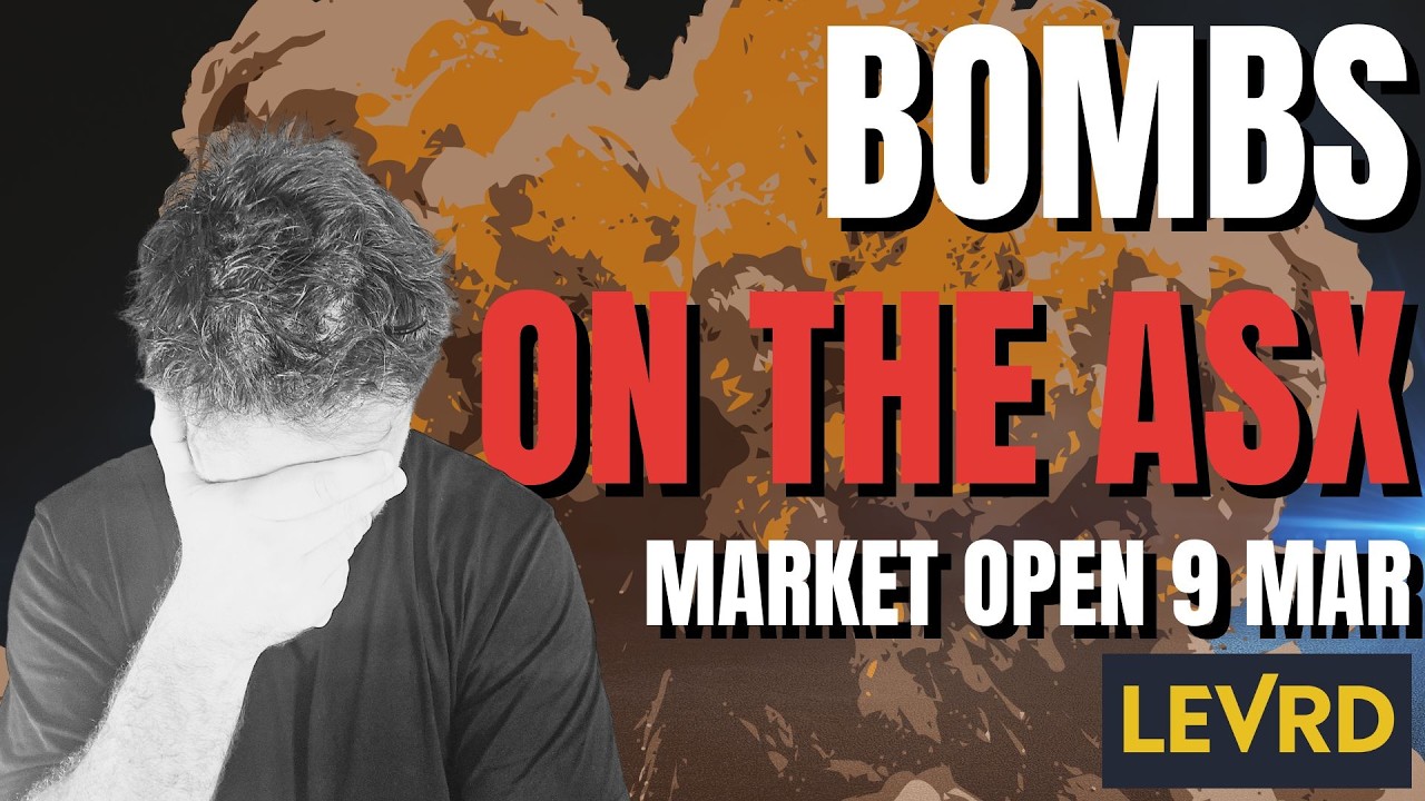 Carnage on the ASX - Market Open 9 March