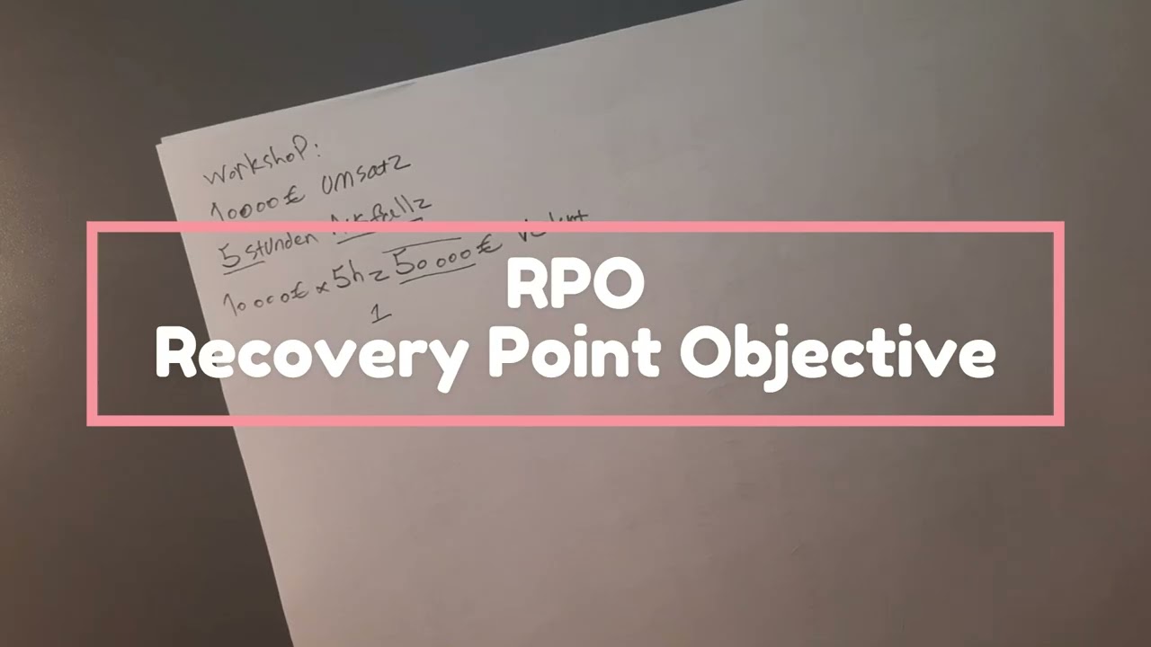 Was sind RTO und RPO? Einfach erkl&auml;rt!