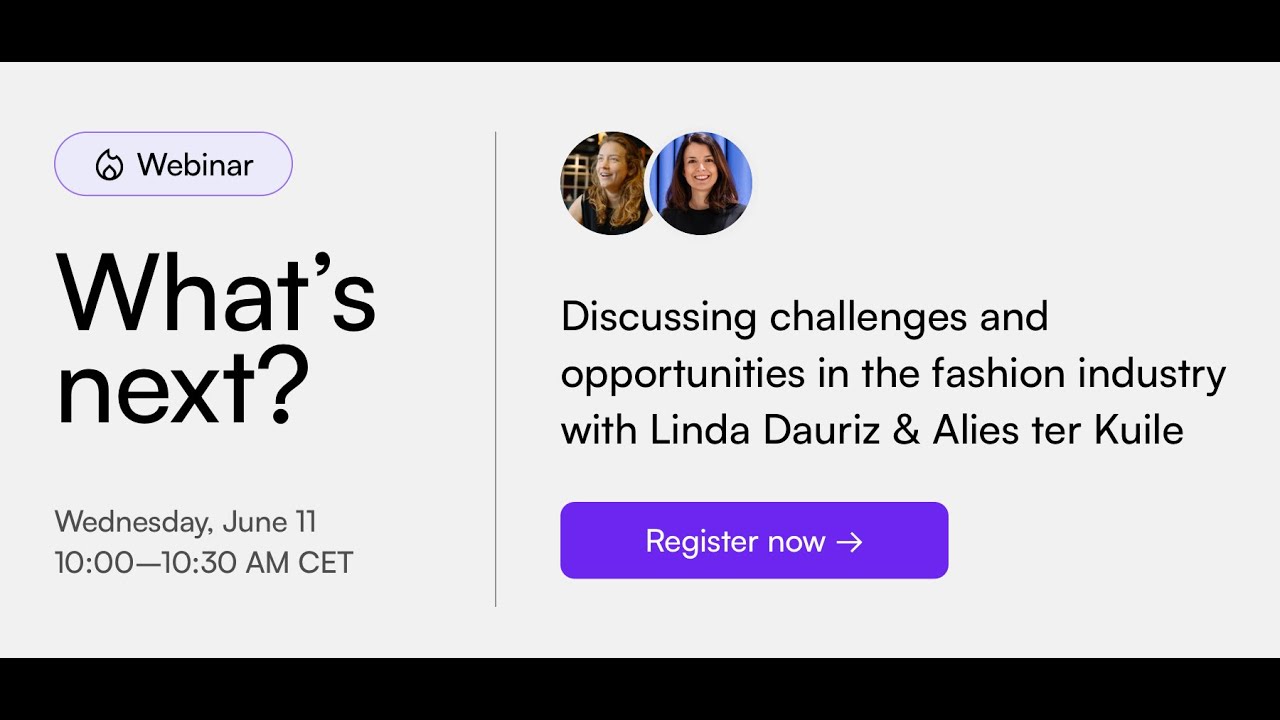 What's next? With Linda Dauriz and Alies ter Kuile