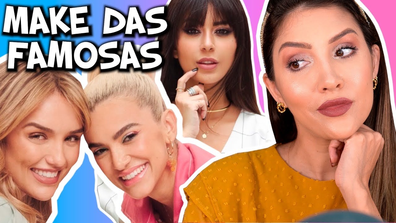 TESTEI as MAKES da MANU GAVASSI, RAFA KALIMANN e RICA de MARRÉ | paletas, sombras, iluminador batons