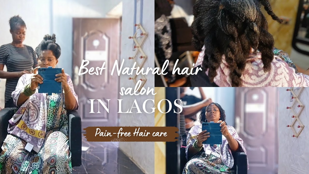Lagos' best kept secret|Transformational Natural Hair Salon exp | Scalp Massages & Gentle Detangling