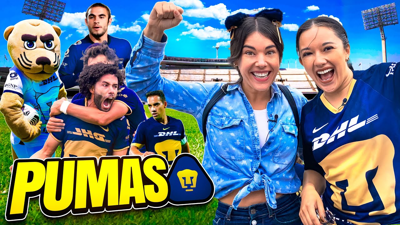 ¡Mi PRIMERA vez en el ESTADIO viendo a los PUMAS! ⚽️🔥