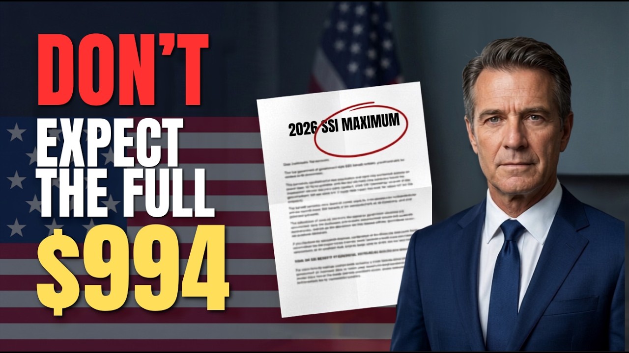 The 2026 SSI Maximum Is $994&mdash;Why Many Older Recipients Get Less