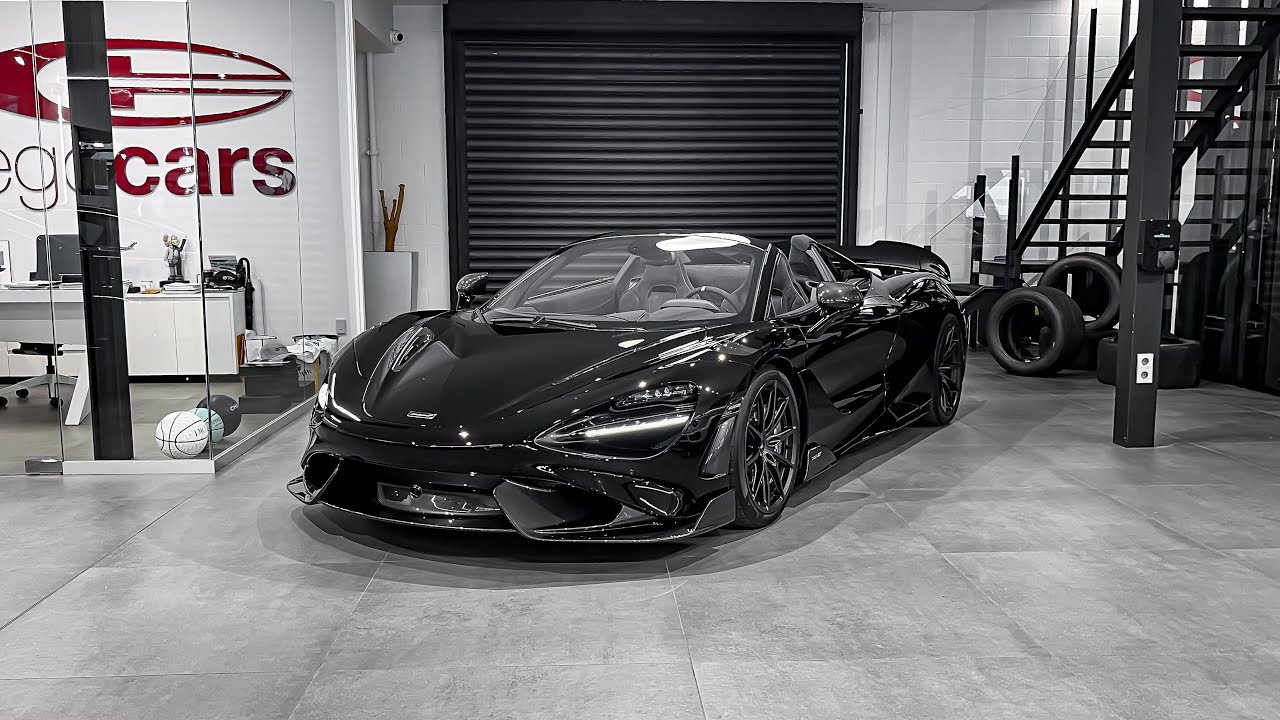 🚀 MCLAREN 765LT SPIDER 765CV /NEGRO / WALKAROUND / SOUND