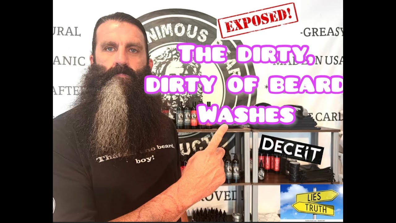 The dirty, dirty world of beard wash.  The lies, deception, and gimmicks!