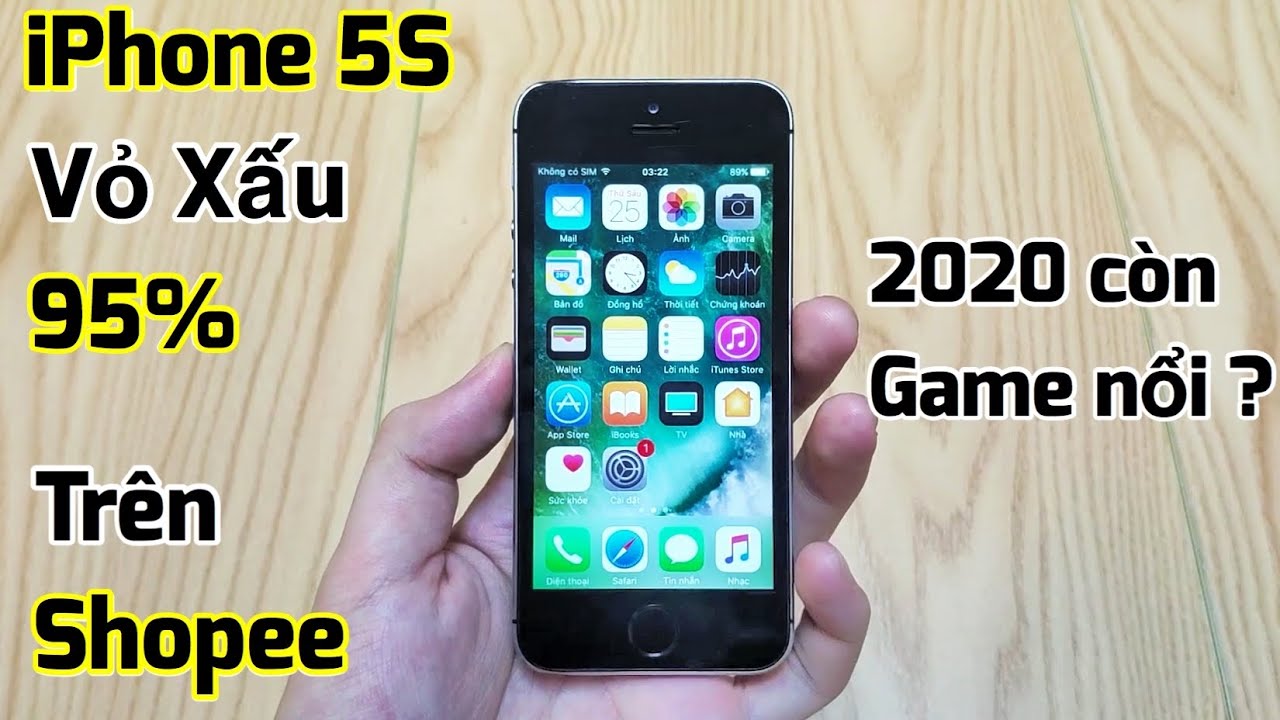 Thử mua iPhone 5s Vỏ Xấu 95% giá 1tr trên Shopee : Đúng là Xấu thật