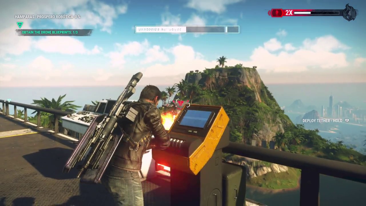 Just Cause 4. Rob&oacute;tica Raid. Region Strike Mission. PS4 Pro 4K HDR