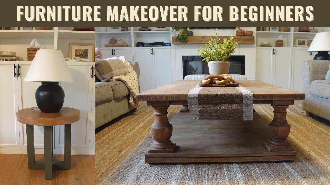FURNITURE MAKEOVER FOR BEGINNERS | Save Money by Updating Your Furniture to Work in Your Space