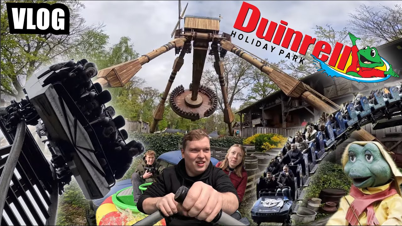 Alles mögliche ausprobieren! Der Freizeitpark im Feriendorf: Duinrell | Vlog #156