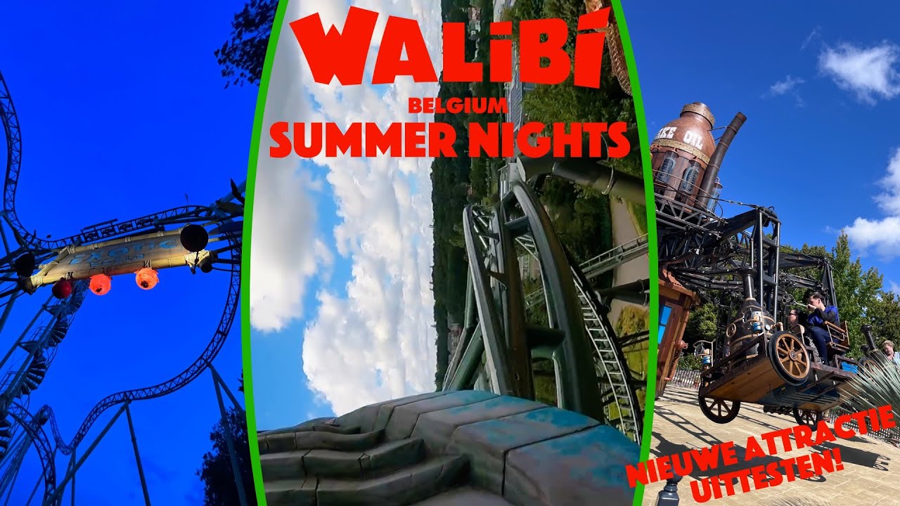 Nieuwe attractie in Walibi Belgium! Summer Nights Event 2023 & Opening Silverton!