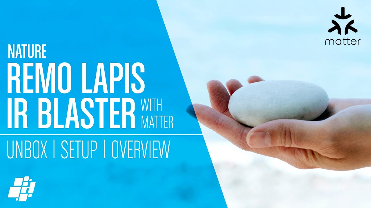 A Matter Compatible IR Blaster that looks like a...PEBBLE??