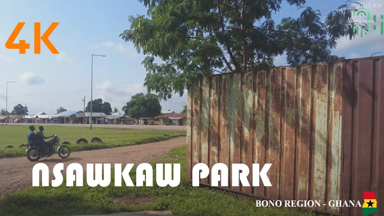 At Nsawkaw in the Tain District 4K Bono Region of Ghana  #nsawkaw #taindistrict #ghana