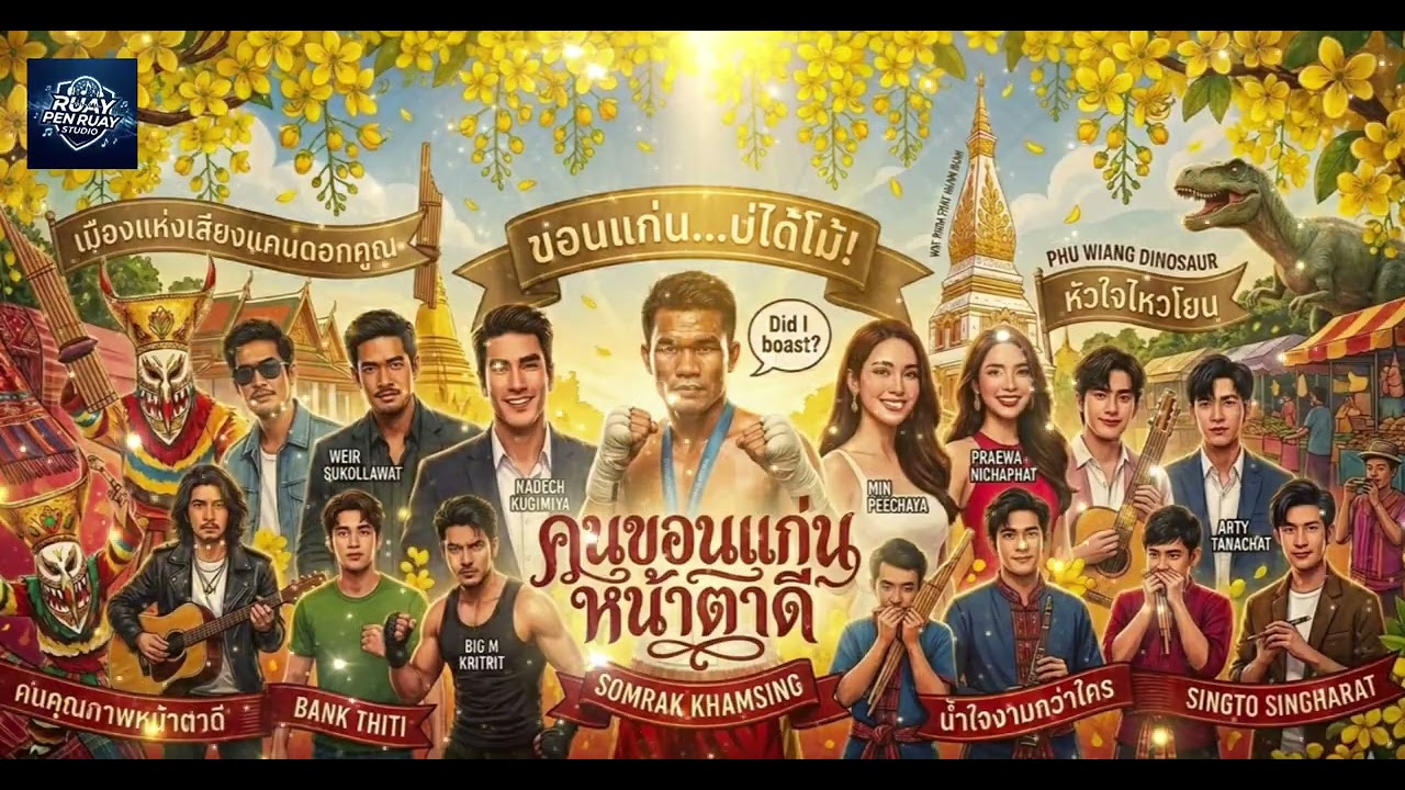 คนขอนแก่นหน้าตาดี (ไม่ได้โม้) | เพลงร็อคลูกทุ่งสุดมันส์ คนขอนแก่นต้องฟัง!