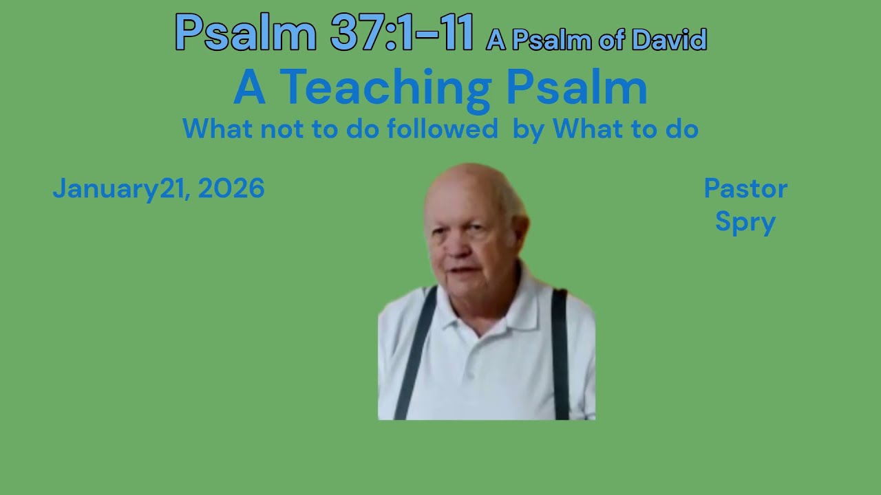 Psalm 37:1-11