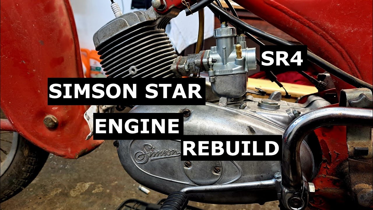 Simson Star SR4 motor regenerieren zusammenbau / Simson Star motor felújítás / engine restoration