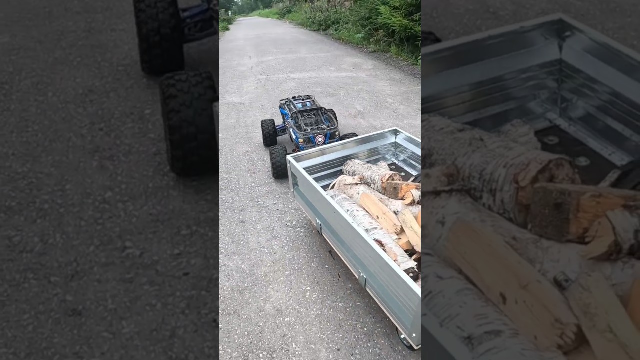 Traxxas X-maxx 8s Kingsong 18L trailer #pets #puppy #cute #xmaxx #xmaxx8s #traxxasracing