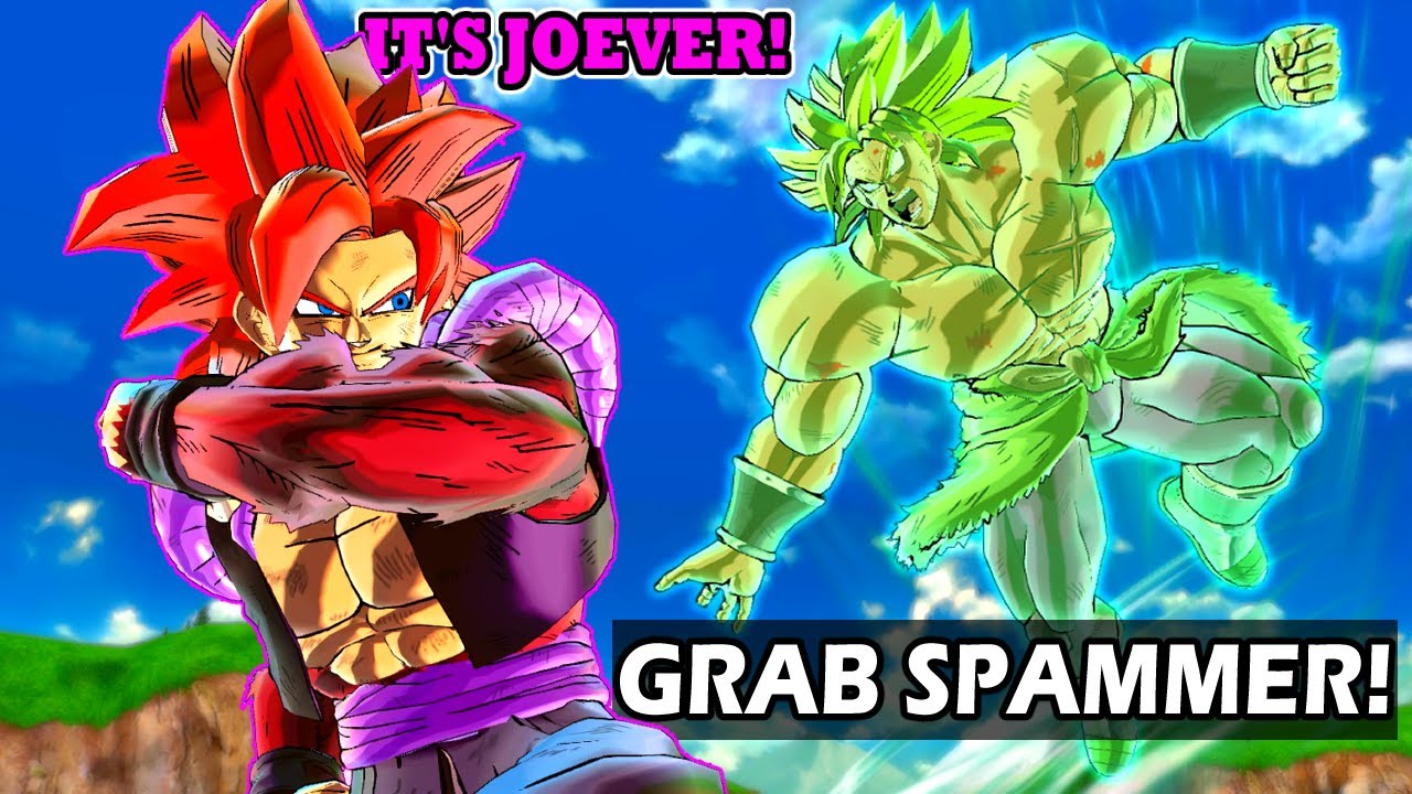 [DBXV2] SSJ4 Gogeta Brutally Punishes Every Grab Spammer In Rank!
