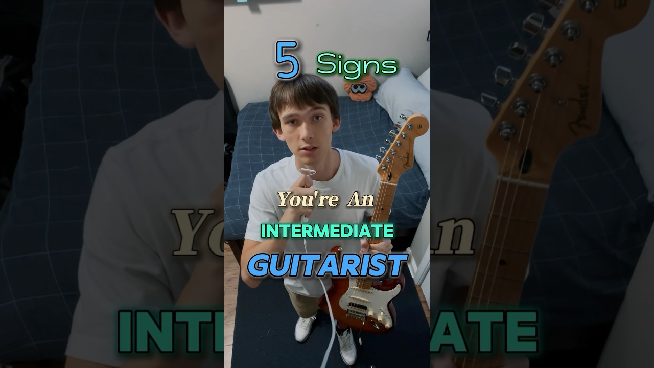 5 signs you&rsquo;re and intermediate guitarist 🎸#guitar #guitarist #rock #music #guitarlesson