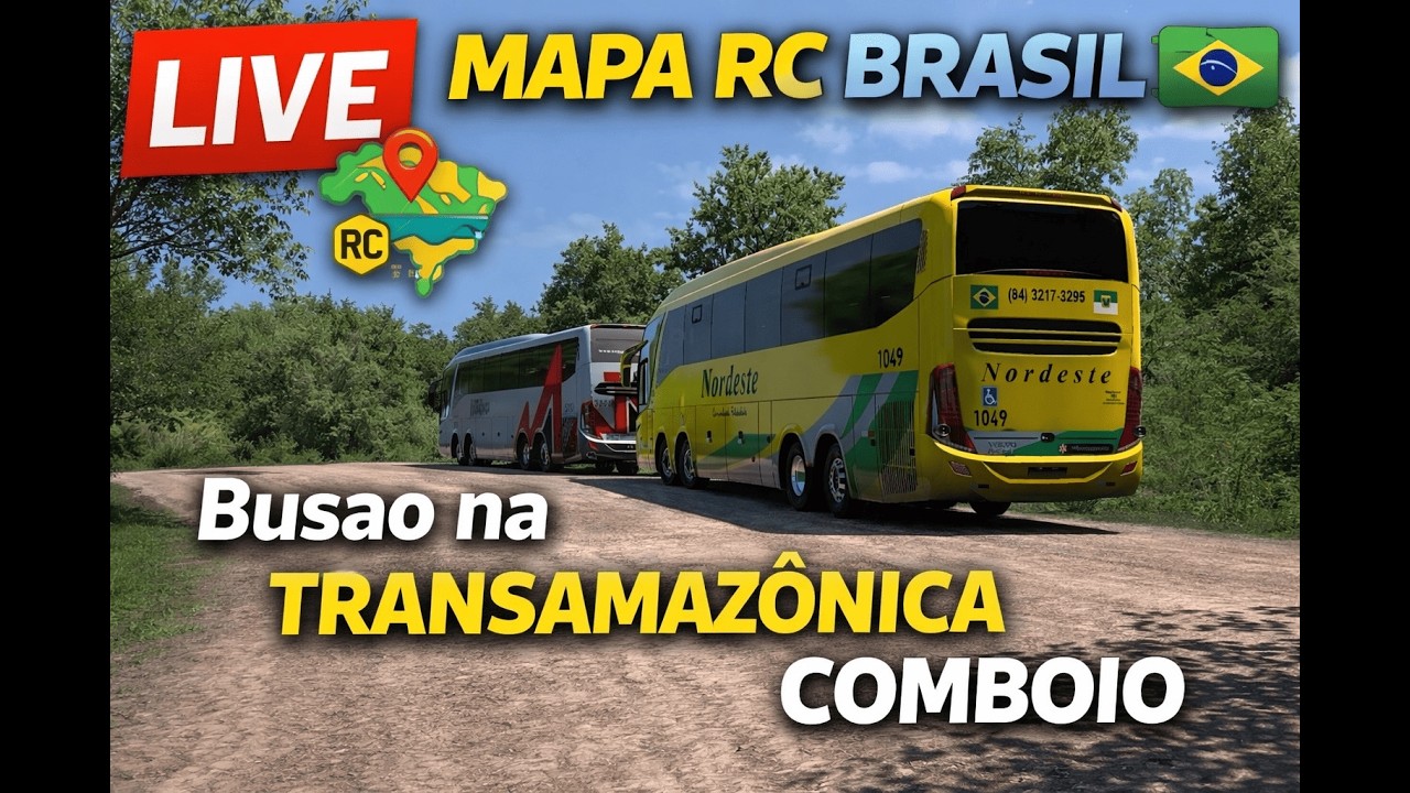 COMBOIO DE BUSAO ETS2 - ENTREGA DE TRABALHADORES