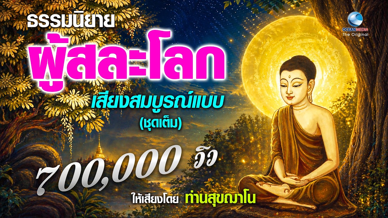 ธรรมนิยาย ผู้สละโลก ชุดเต็ม ผลงาน อ.วศิน อินทสระ ฟังยาวๆไม่มีโฆษณาคั่น 11.17ชม.