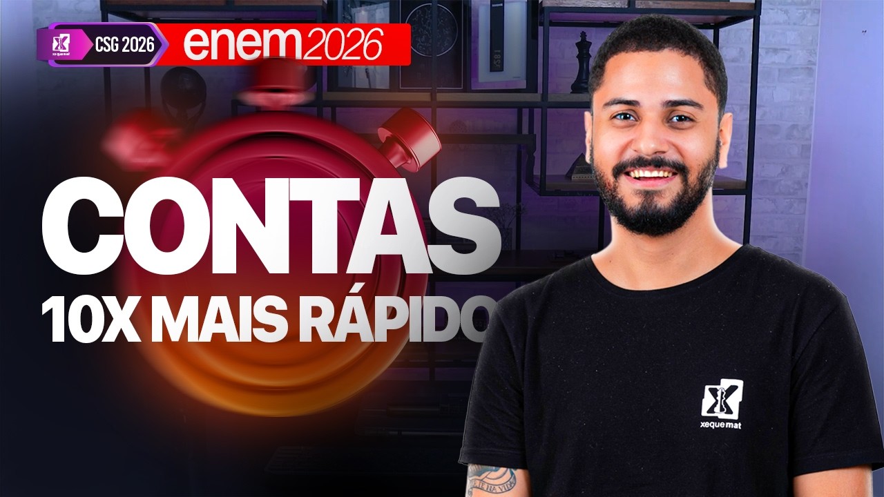 COMO FAZER CONTAS 10 VEZES MAIS RÁPIDO | Matemática ENEM [Aula 173]