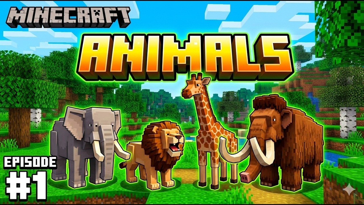 Minecraft WILD ANIMALS & PREDATORS MOD / DANGEROUS CREATURES ADD-ON !! Minecraft Mods