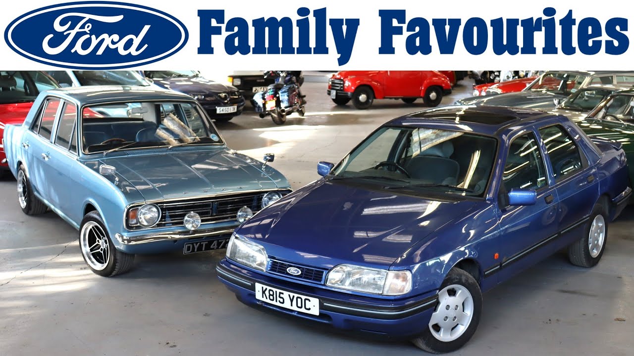 Ford Cortina Mk2 vs Sierra - Blue Oval Family Favourites! (1970 Super/1993 Sapphire Azura Road Test)