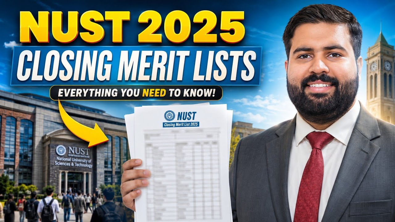 NUST Closing Merit List 2025 ALL Fields 🔥 Final Merit for Engineering, CS, Business, Social Sciences