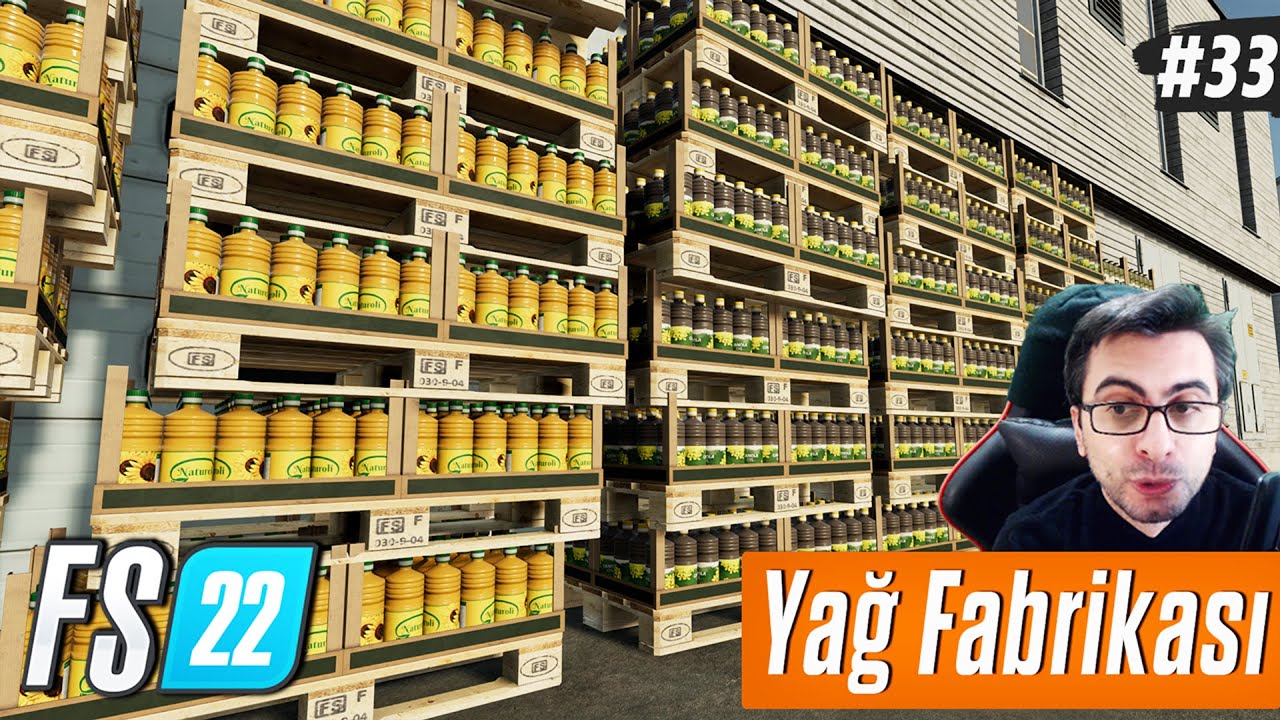 Farming Simulator 22 - Yağ Fabrikası Paletlerinin Allah Belasını... 33. Bölüm