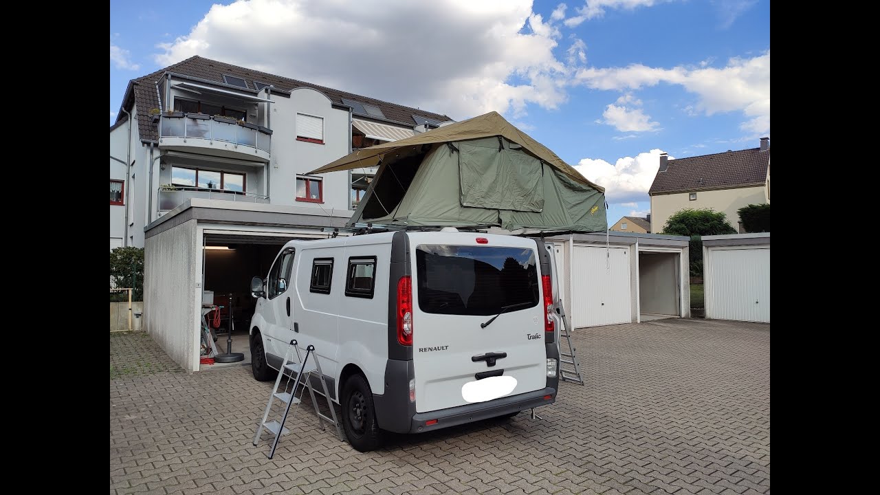 Renault Trafic II - Dachzelt DIY Campervan - BEST EVER BUILT!!