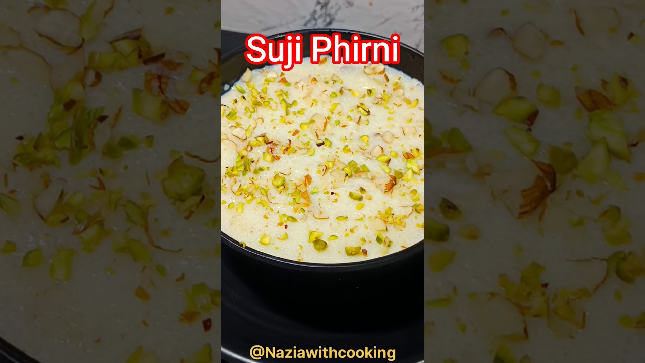 Suji Phirni recipe/rava kheer/instant suji kheer/rava sweet dessert/semolina pudding#viral#sujikheer
