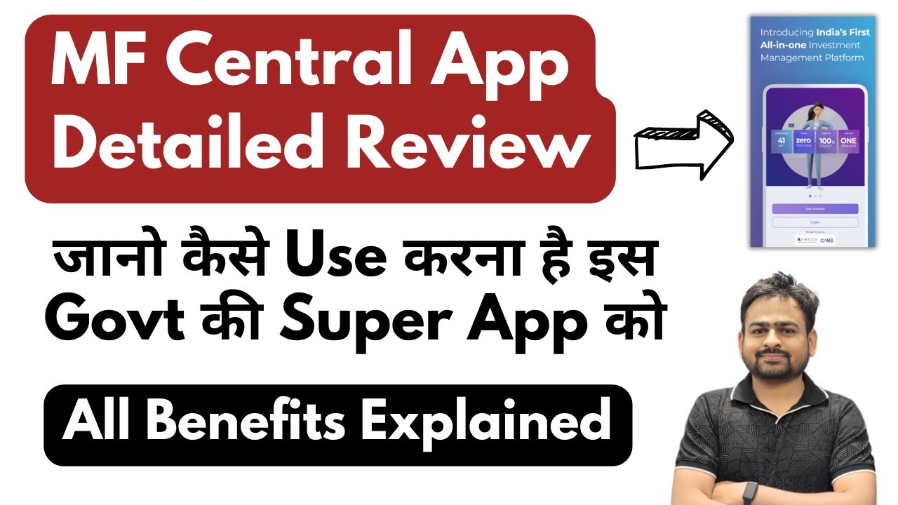 MF Central Mobile App Review | MF Central se SIP Kaise Kare | How to Use MF Central App