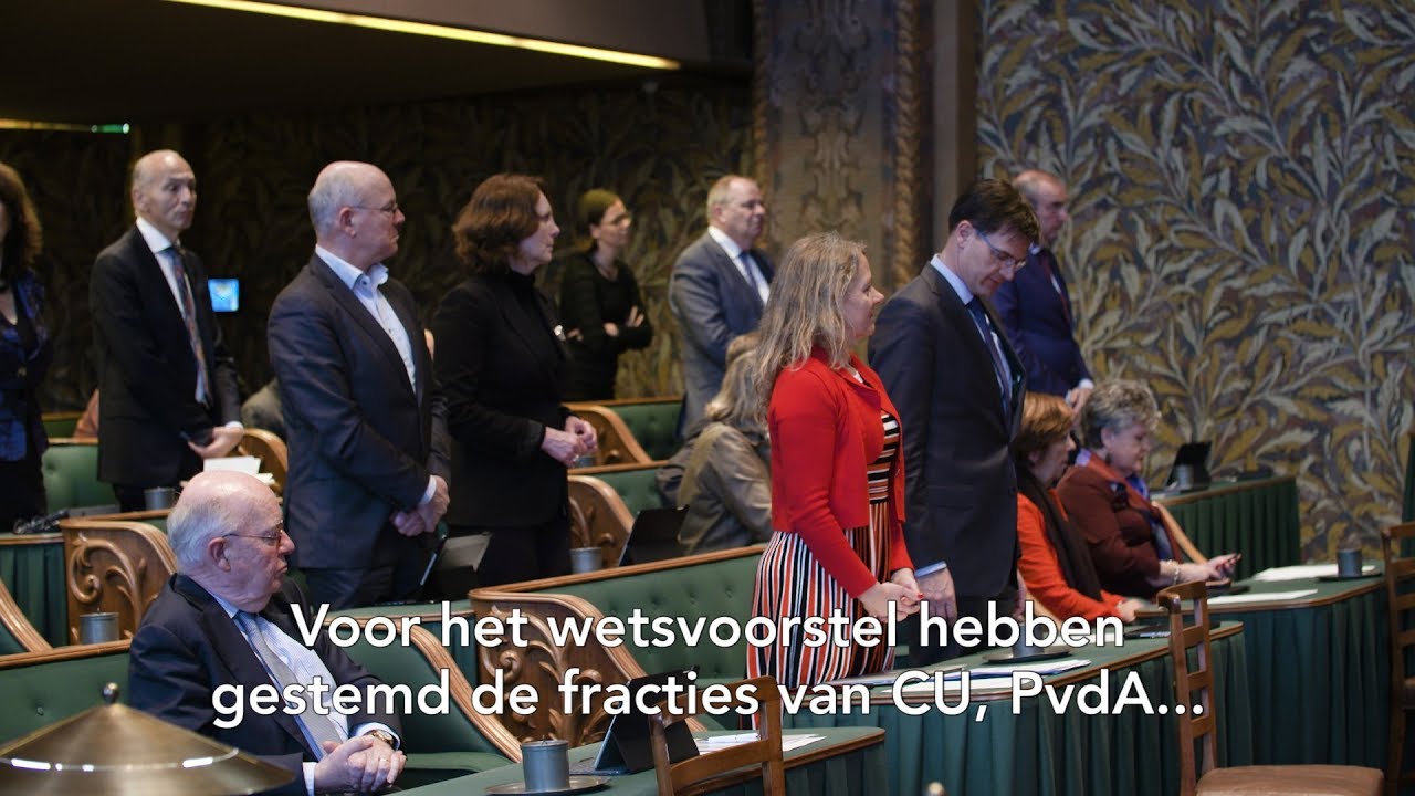 Stemmen in de Eerste Kamer