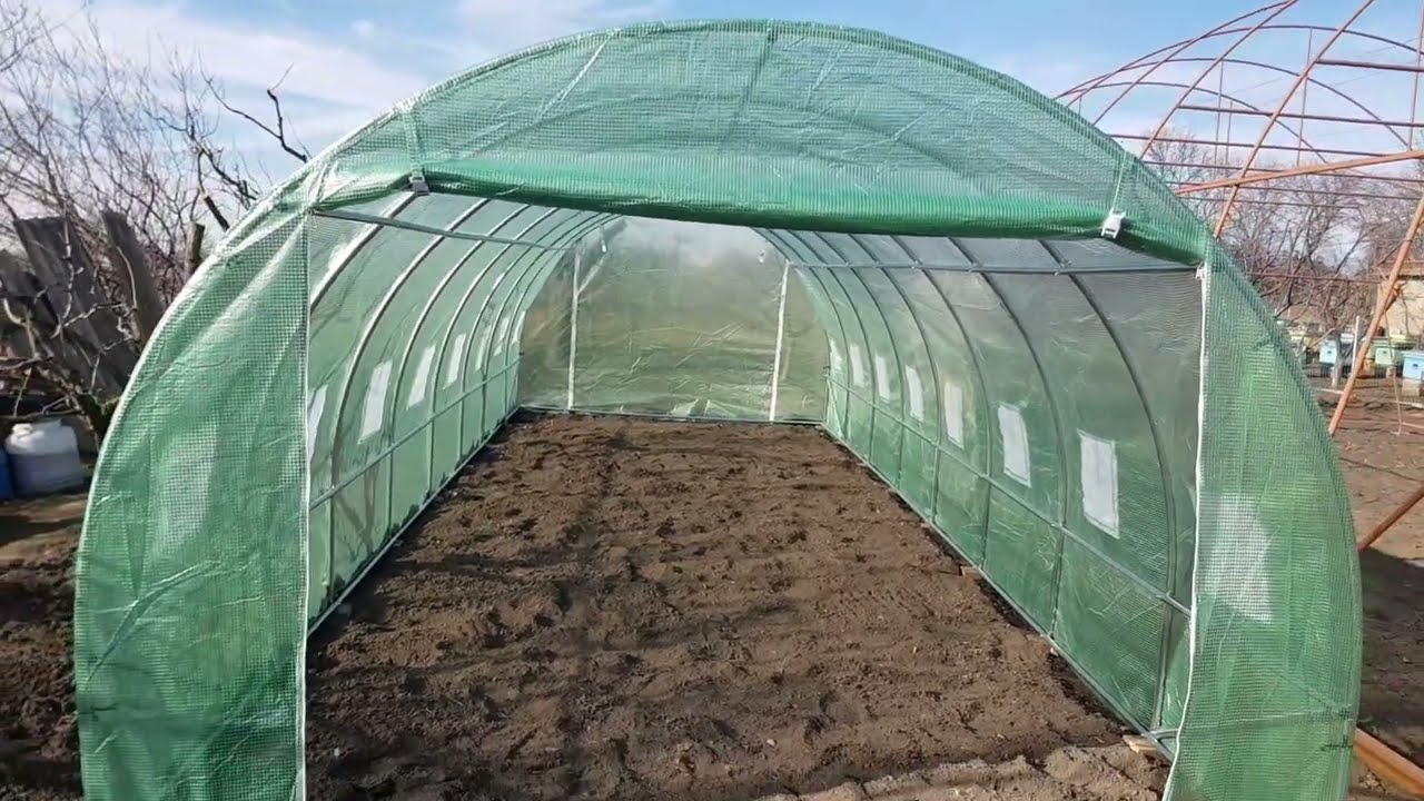 Greenhouse assembly...#diy #garden