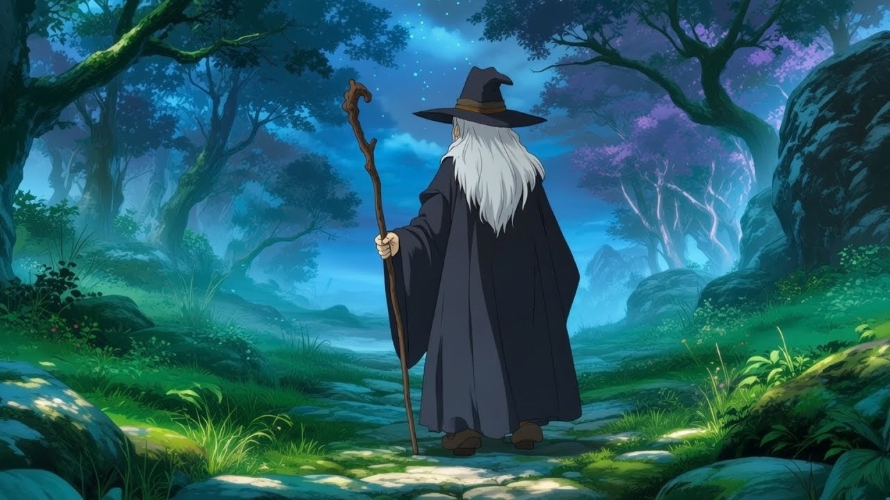 Lonely Mage in the Enchanted Forest – Soothing Medieval Instrumental Music