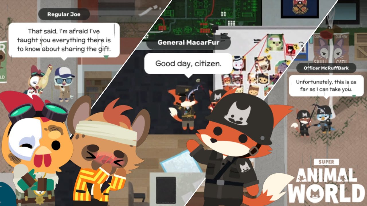The FIRST Meeting With General MacarFur (And THEIR Final Missions...!) | Super Animal Royale
