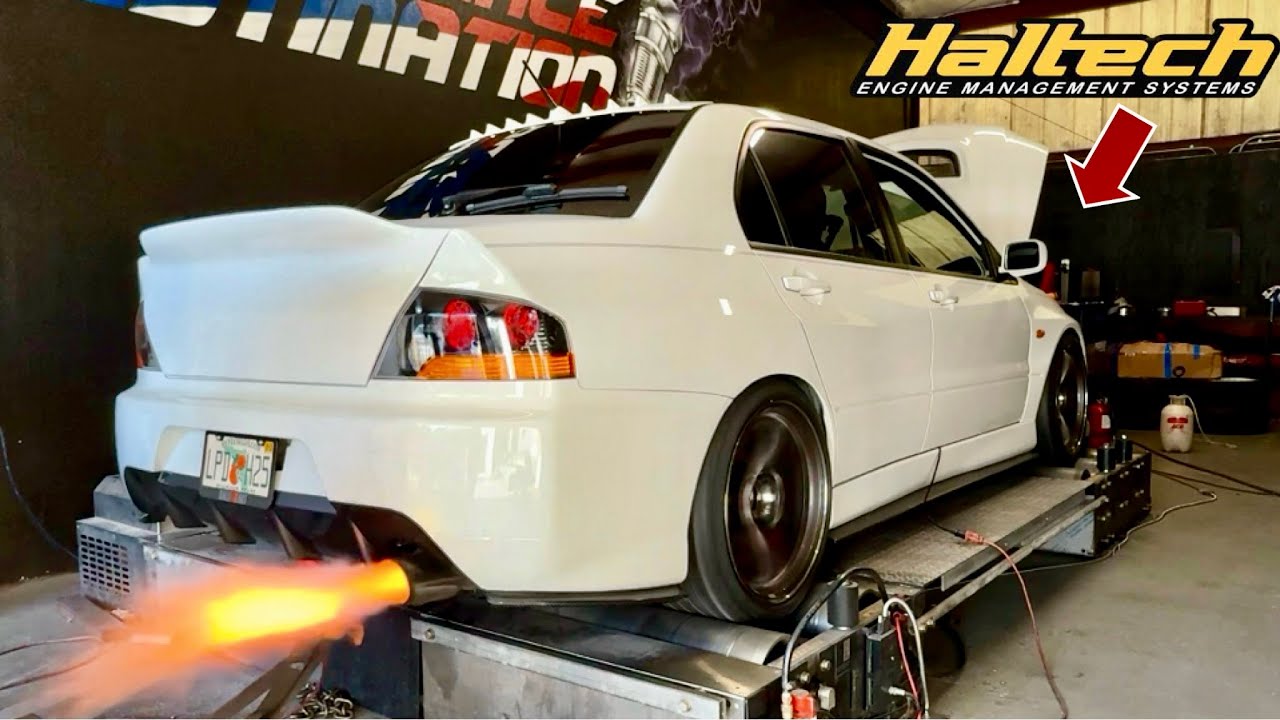 My Evo Gets a Haltech Tune & Rolling Antilag!