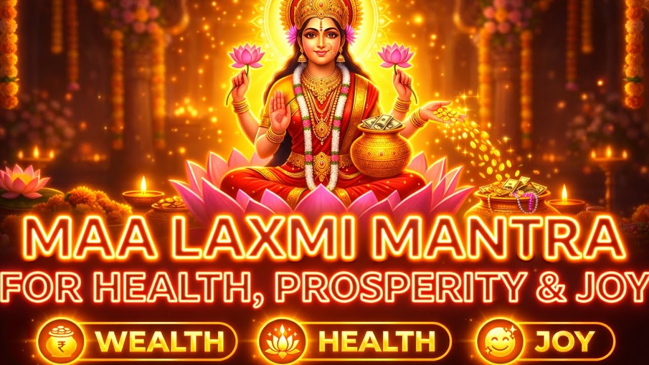 Maa Laxmi Mantra | माँ लक्ष्मी मंत्र 108 बार | धन, सुख समृद्धि के लिए माँ लक्ष्मी मंत्र जप 108 बार |