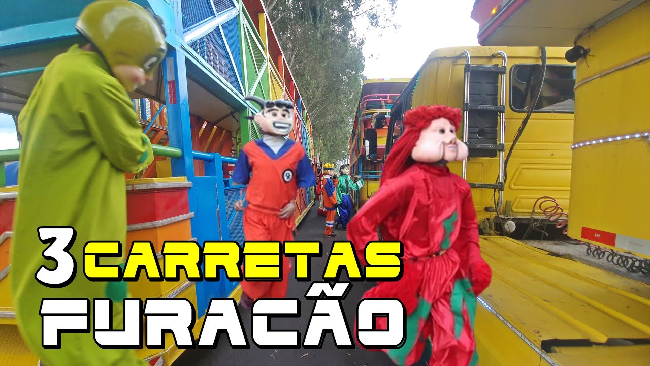 3 CARRETAS FURACÃO JUNTAS NO EVENTO