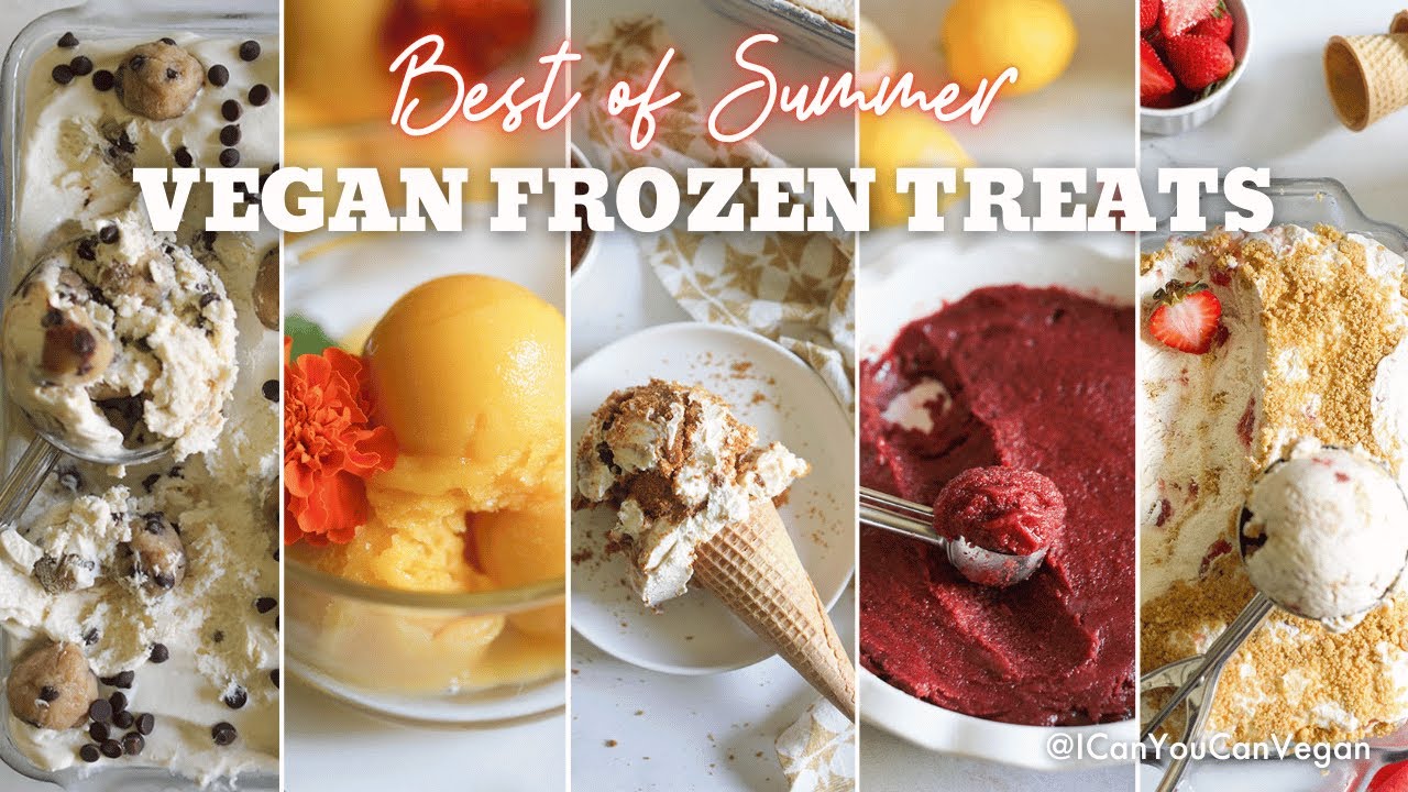 EASY VEGAN FROZEN DESSERTS TO TRY NOW! 🍦🍨